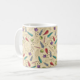 Farbenfrohe Herbstleaf Medley Kaffeetasse