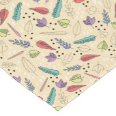 Farbenfrohe Herbstleaf Medley Kurzer Tischläufer (Ecke)