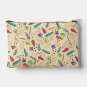 Farbenfrohe Herbstleaf Medley Zubehörtasche (Rückseite)