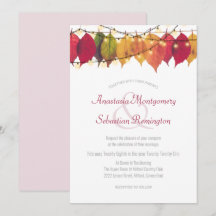 farbenfrohe Herbstleaf Streichellichtfeier