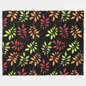 Farbenfrohe Herbstleaves in warmen Tönen Fleece Bl (Vorderseite (Horizontal))