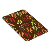 Farbenfrohe Herbstleaves in warmen Tones Magnet (Rechte Seite)