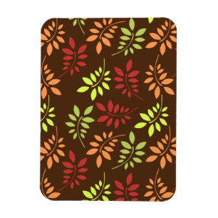Farbenfrohe Herbstleaves in warmen Tones Magnet