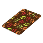 Farbenfrohe Herbstleaves in warmen Tones Magnet (Linke Seite)