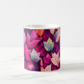 Farbenfrohe Herbstleaves Muster Kaffeetasse (Mittel)