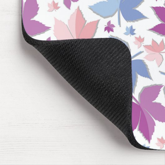 Farbenfrohe Herbstleaves Muster Mousepad (Ecke)