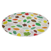 Farbenfrohe Herbstleaves Muster Schneidebrett (Ecke)