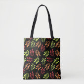 Farbenfrohe Herbstleeves in warmen Tones Tote Tasc Tasche (Vorderseite)