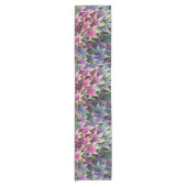 Farbenfrohe Herbstmaple Blätter Blumen Kurzer Tischläufer (Vorderseite)