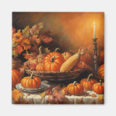 Farbenfrohe Herbstpumpen Magnet (Vorne)