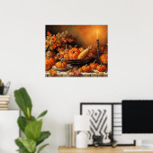 Farbenfrohe Herbstpumpen Poster (Heimbüro)