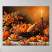 Farbenfrohe Herbstpumpen Poster (Vorne)