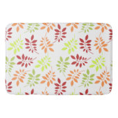 Farbenfrohe Herbstunterschiede in warmen Tönen Badematte (Vorderseite)