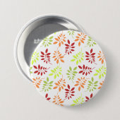 Farbenfrohe Herbstunterschiede in warmen Tönen Button (Vorne & Hinten)