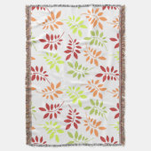 Farbenfrohe Herbstunterschiede in warmen Tönen Decke (Vorderseite Vertikal)