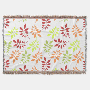 Farbenfrohe Herbstunterschiede in warmen Tönen Decke