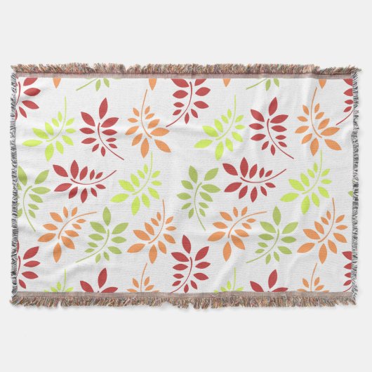 Farbenfrohe Herbstunterschiede in warmen Tönen Decke (Vorderseite)