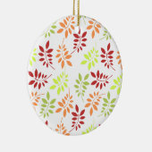 Farbenfrohe Herbstunterschiede in warmen Tönen Keramik Ornament (Rechts)