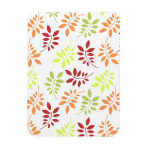 Farbenfrohe Herbstunterschiede in warmen Tönen Magnet