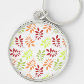 Farbenfrohe Herbstunterschiede in warmen Tönen Schlüsselanhänger (Vorne)