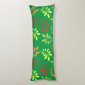 Farbenfrohe Herbstunterschiede in warmen Tönen Seitenschläferkissen (Rückseite (Vertikal))