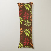 Farbenfrohe Herbstunterschiede in warmen Tönen Seitenschläferkissen (Vorderseite Vertikal)