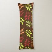 Farbenfrohe Herbstunterschiede in warmen Tönen Seitenschläferkissen (Rückseite (Vertikal))