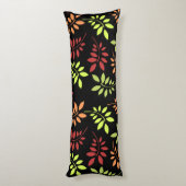 Farbenfrohe Herbstunterschiede in warmen Tönen Seitenschläferkissen (Rückseite (Vertikal))