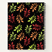 Farbenfrohe Herbstunterschiede in warmen Tones-Not Notizblock (Rückseite)