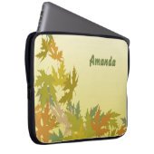 Farbenfrohe Herbstverluste Laptopschutzhülle (Vorne Rechts)