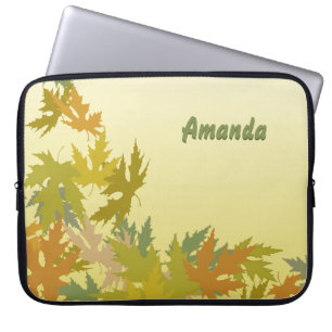 Farbenfrohe Herbstverluste Laptopschutzhülle