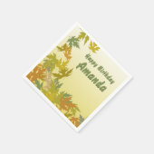 Farbenfrohe Herbstverluste Serviette (Ecke)