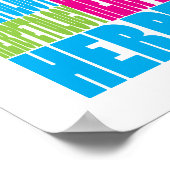 Farbenfrohe Herpetologie Poster (Ecke)