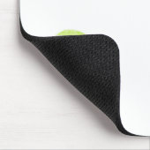 Farbenfrohe Herzen auf Weiß Mousepad (Ecke)