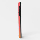 Farbenfrohe Herzen Case-Mate iPhone Hülle (Hinten/Links)