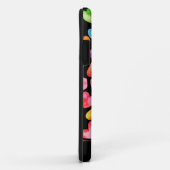 Farbenfrohe Herzen Case-Mate iPhone Hülle (Hinten/Rechts)