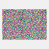 Farbenfrohe Herzen Geschenkpapier Set (Vorderseite 2)