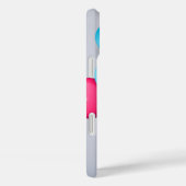 Farbenfrohe Herzen in 3D Case-Mate iPhone Hülle (Rückseite / Rechts)