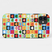Farbenfrohe Herzen, iPhone-Gehäuse Case-Mate iPhone Hülle (Rückseite (Horizontal))