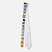 Farbenfrohe Herzen - Krawatte (Rückseite)