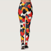 Farbenfrohe Herzen Leggings (Rückseite)