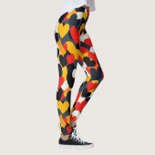 Farbenfrohe Herzen Leggings (Rechts)