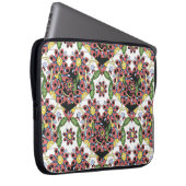 Farbenfrohe Herzen, nahtlos romantisches Muster. Laptopschutzhülle (Vorne Rechts)