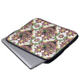 Farbenfrohe Herzen, nahtlos romantisches Muster. Laptopschutzhülle (Vorne Knopf)