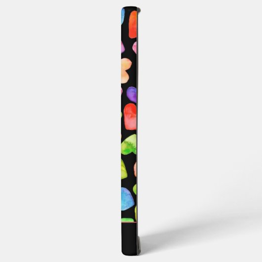 Farbenfrohe Herzen Samsung Galaxy Hülle (Linke Seite)