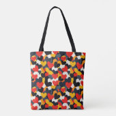 Farbenfrohe Herzen Tasche (Rückseite)