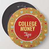 Farbenfrohe Herzen | Tipps | UNI Button (Vorne & Hinten)