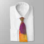 Farbenfrohe Herzen und Balloons Abstraktes Design Krawatte (Gebunden)