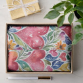 Farbenfrohe Herzen und Blume Seidenpapier (Geschenk)
