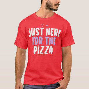 Farbenfrohe Herzensfreude für das Pizza-Sprichwort T-Shirt